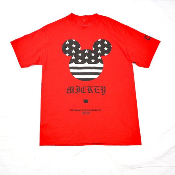 Disney Other - Disney Mickey Mouse Logo Ears Red T-Shirt NEFF M